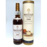 The Macallan 1983 Aged 18 Years Single Highland Malt Scotch Whisky, distilled 1983, bottled after