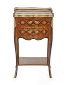 Guéridon "Laussel" (Louis XV Style) This exquisite small cabinet, styled as the Guéridon "