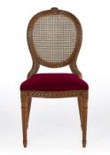 A pair of Louis XVI Dining Chair "Sefert" This exquisite Louis XVI style dining chair, referred to