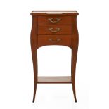 Louis XV Style Bedside Table "Anet" This exquisite bedside table, known as the "Anet" model (Image