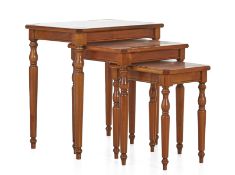Nesting Side Tables (Louis-Philippe Style) This set of nesting side tables is representative of