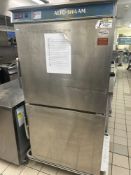 Alto Shaam 1000/B02/96 mobile Halo heat hot cabinet 2 x door Note this lot has a lift out charge see