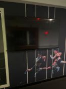 Samsung wall mounted 64" Note this lot has a lift out charge see charges in Important Sale