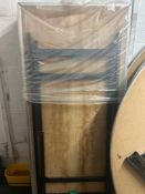 7x 6' rectangular folding banqueting tables Note this lot has a lift out charge see charges in