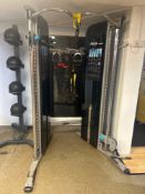 Precor FTS Glide dual adjustable pully/cable machine Note this lot has a lift out charge see charges
