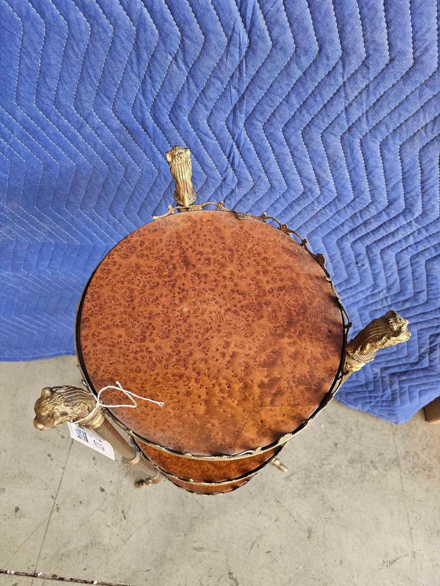 Victorian Style Three Tier Figural Shelf/Plant Stand With Figural And Repousse Detailing 31 X 91cm - Image 4 of 4