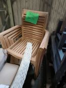 Bramblecrest Set B666 Richmond Stacking Armchairs x5 Notes: Marked/Scuffed [ WhsLoc 105 - Bay 8 A]