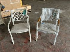 Bramblecrest Set B607 Bridgewater Armchair Inc Seat Cushion - Stone x 2 [ WhsLoc 105 - Bay 109 B]