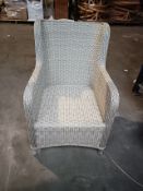 Bramblecrest Set B740 Chedworth Armchair - Sandstone Notes: Missing Cushions/Unravelling weave [