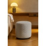 Brera Ottoman. A tailored low-profile modular footstool fully upholstered in a premium linen-blend