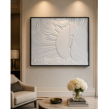 Art Deco Style Monochrome Bas-Relief Wall Art An impressive, large-scale contemporary bas-relief