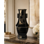 A Premium Contemporary Asiatides Gloss Hexagonal Ceramic Baluster VaseAn exceptional, large-scale