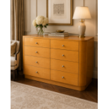 A Luxury Art Deco Style Birds Eye Maple Minibar Cabinet by Francesca Molon this elegant statement