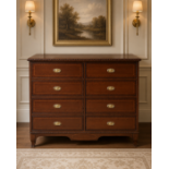 A Georgian Style Mahogany Twin-Door TV / Mini-Bar Cabinet by Francesco Molon, Italy An Italian-