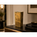 Takada ceramic vase gold 40cm [ Note this lot cannot be collected until after August 17th]