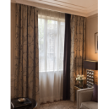 Three Pairs of Luxury Interlined Silk Drapes and Companion Show Curtains An extensive group of