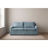Sofa Bed - Teal Velvet Upholstered Sofa Bed Custom-manufactured to exceptional hospitality standards