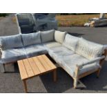 Bordeaux Square Modular Sofa with Square Coffee Table - FSC