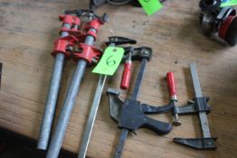 ASSORTED WOOD CLAMPS