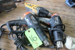 ASSORTED HEAT GUNS **QTY. 3**
