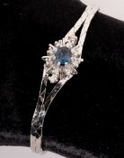 Saphir-Diamant-Armband