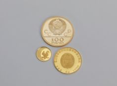Drei Goldmünzen