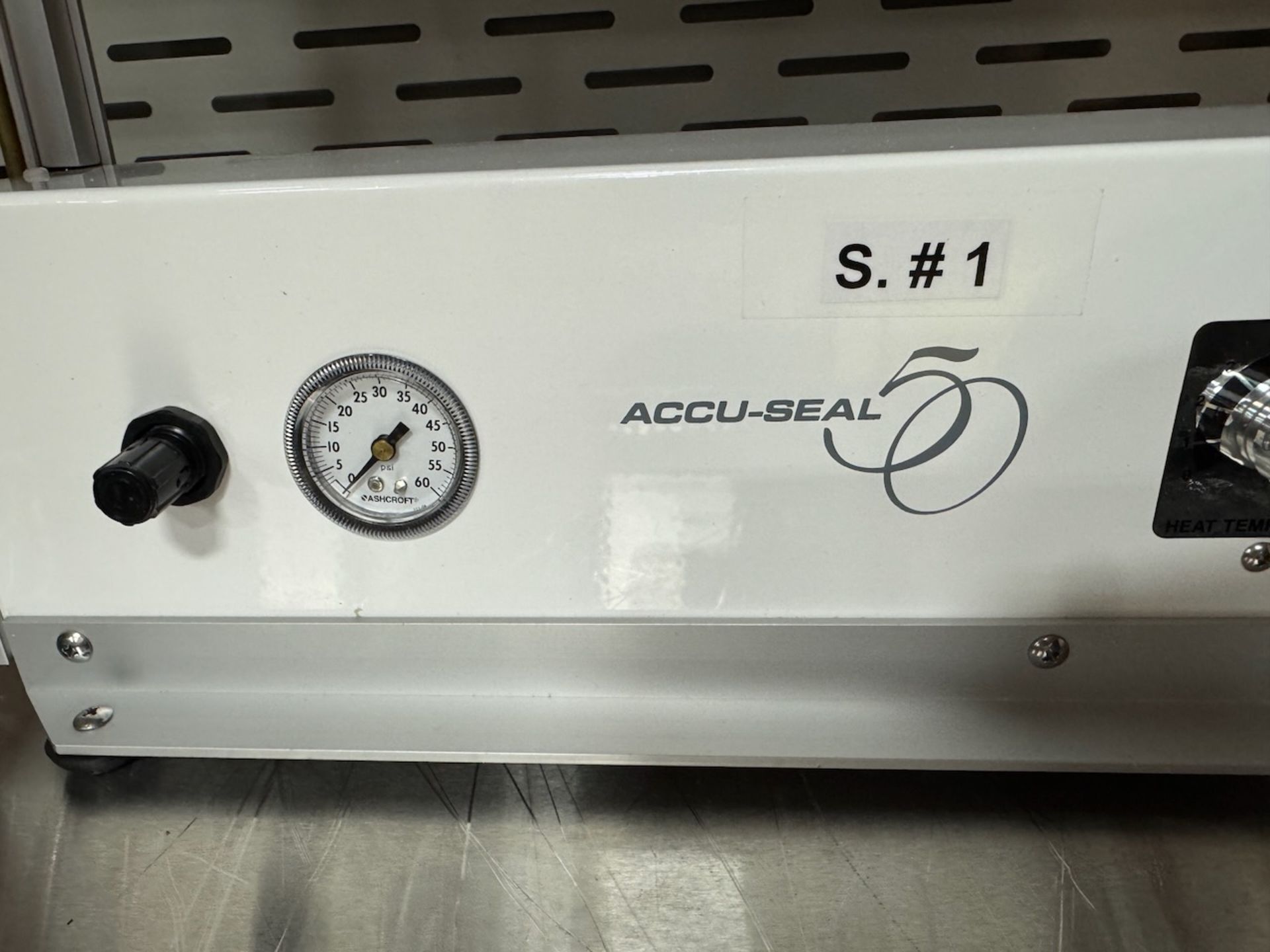Accu-Seal tube sealer, model 50-223, s/n 54045.
