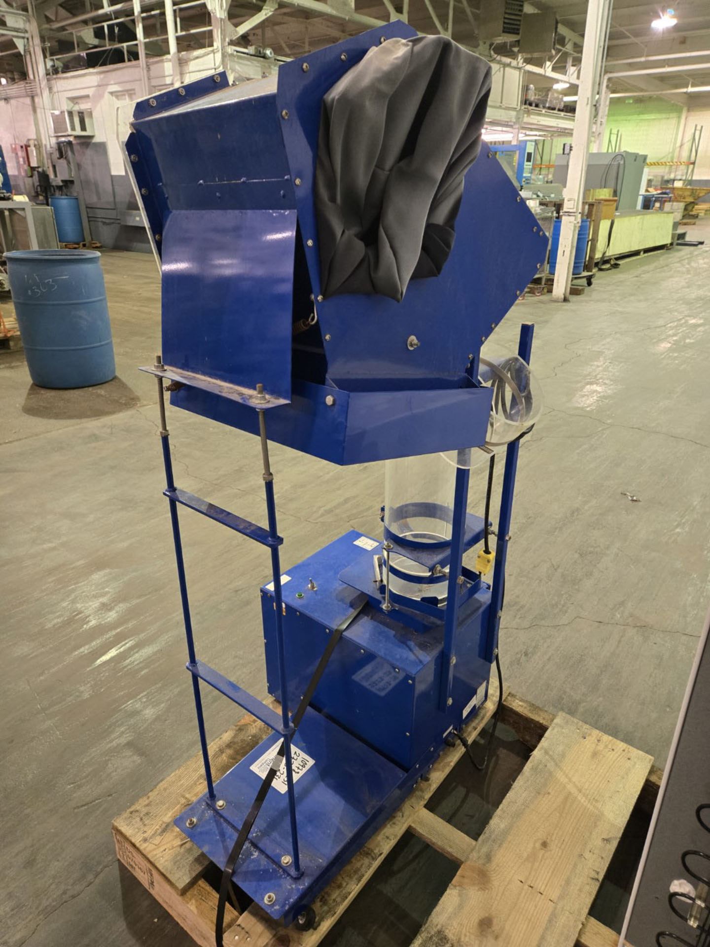 Agriculex large column seed cleaner, model CB-2A, serial# CB2A08003.