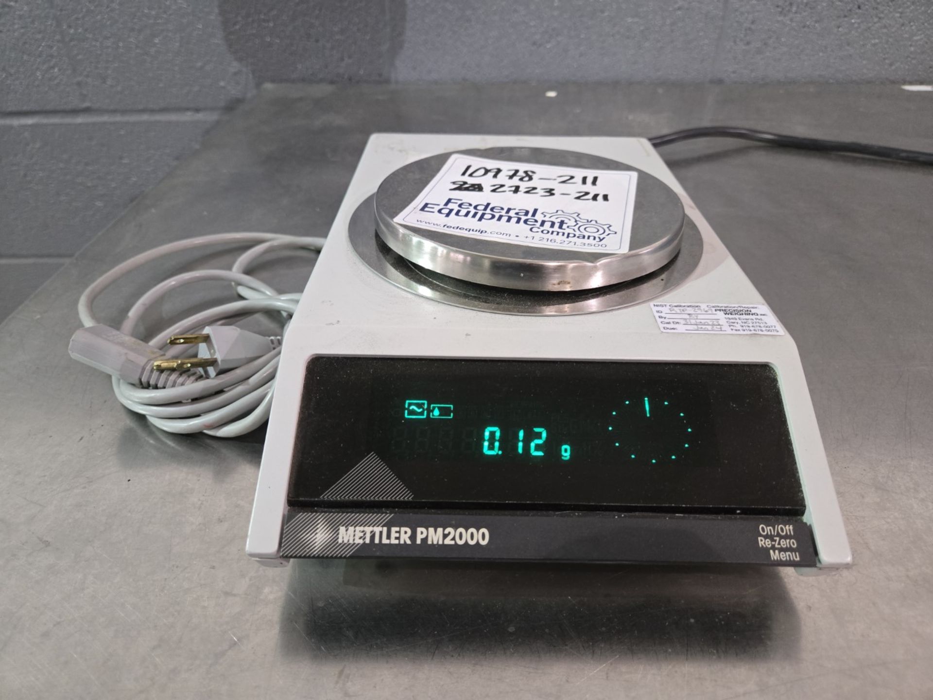 Metter Toledo balance, type PM2000, serial# K95036.
