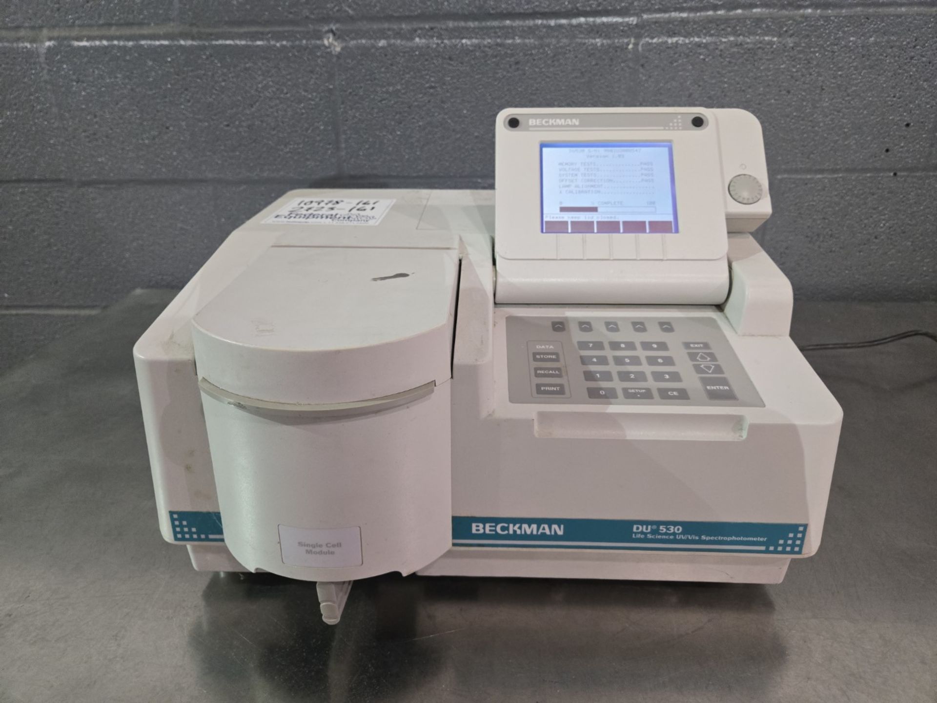 Beckman DU-530 UV/Vis spectrophotometer, model 517601, serial ...