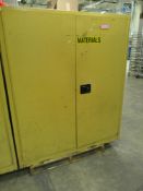 2-Door Flammable Cabinet, 56" x 65" x 31" Deep