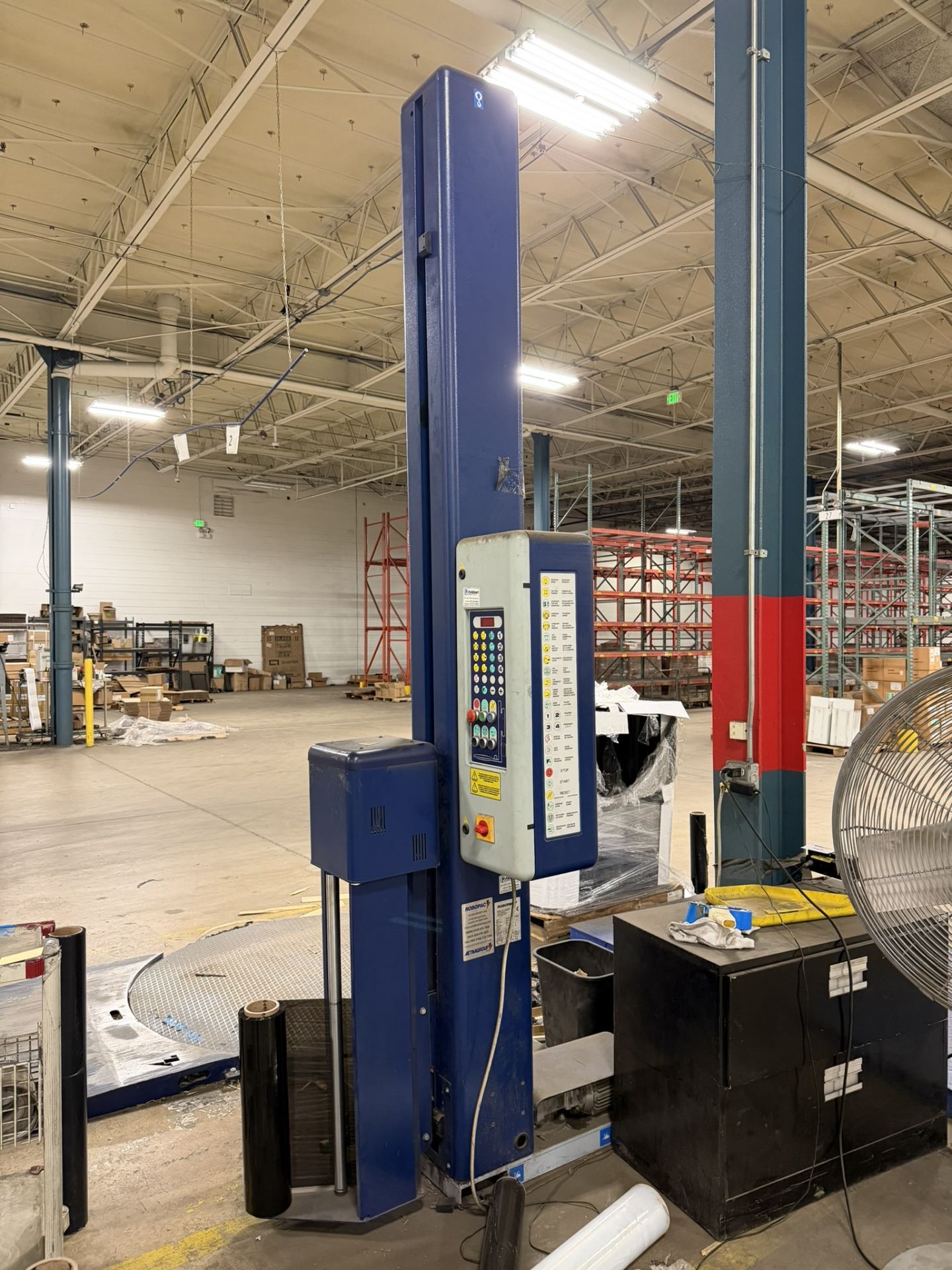 Robopac Model Rotoplat 707, Shrink Wrap Machine, 60