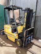 Hyster 1.5 tonne electric forklift & charger