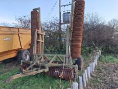 Cousins 9.3m countour rolls, with breakers, 22" rings