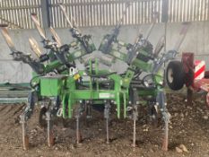 Mantis 6m 12leg hydraulic folding subsoiler, front mounted, low disturbance