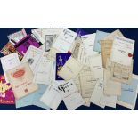 Theatre. A good collection of theatre programmes including signed copies