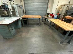 (4) SHOP BENCHES