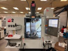 2018 HAAS SUPER MINI MILL 2 CNC VMC, 4TH AXIS DRIVE, WIPS, CHIP AUGER, HSM - VISES NOT INCLUDED