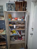 DEVON METAL STORAGE CABINET WITH CONTENTS
