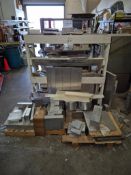 SHELVING WITH ASSORTED ALUMINUM MATERIAL