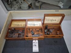 (3) MOORE TOOLS BORING CHUCK SETS