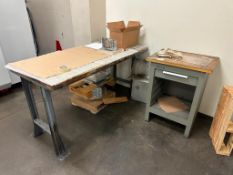 KENNEDY WOODEN TOP TOOLBOX WITH WOODEN TOP WORKBENCH