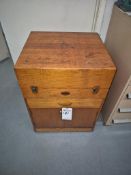 MOORE ULTRA-PRECISE HORIZONTAL/VERTICAL ROTARY TABLE WITH A STORAGE CABINET