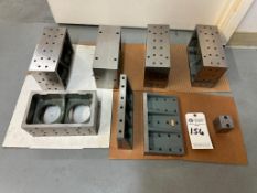 SELECTION OF MOORE TOOLS CAST STEEL ANGLE BLOCKS/PLATES