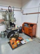 MOORE MODEL G18 JIG GRINDER, 175,000 RPM VHS GRINDING HEAD, TOOLING & ACCESSORIES INCLUDED