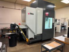 2018 HAAS UMC-750SS 5 AXIS CNC VMC, TSC, BELT TYPE CHIP CONVEYOR - VISES NOT INCLUDED
