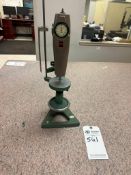 MECHANICAL TEST STAND WITH A FORCE GAUGE