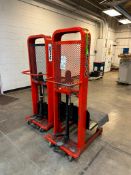 (2) PRESTO LIFTS M152 1000 LB HYDRAULIC STACKER LIFT TRUCKS