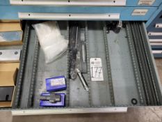 DRAWER OF ASSORTED VISE JAWS AND TOOLING