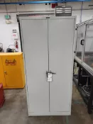 STEEL CABINET WITH PPE CONTENTS